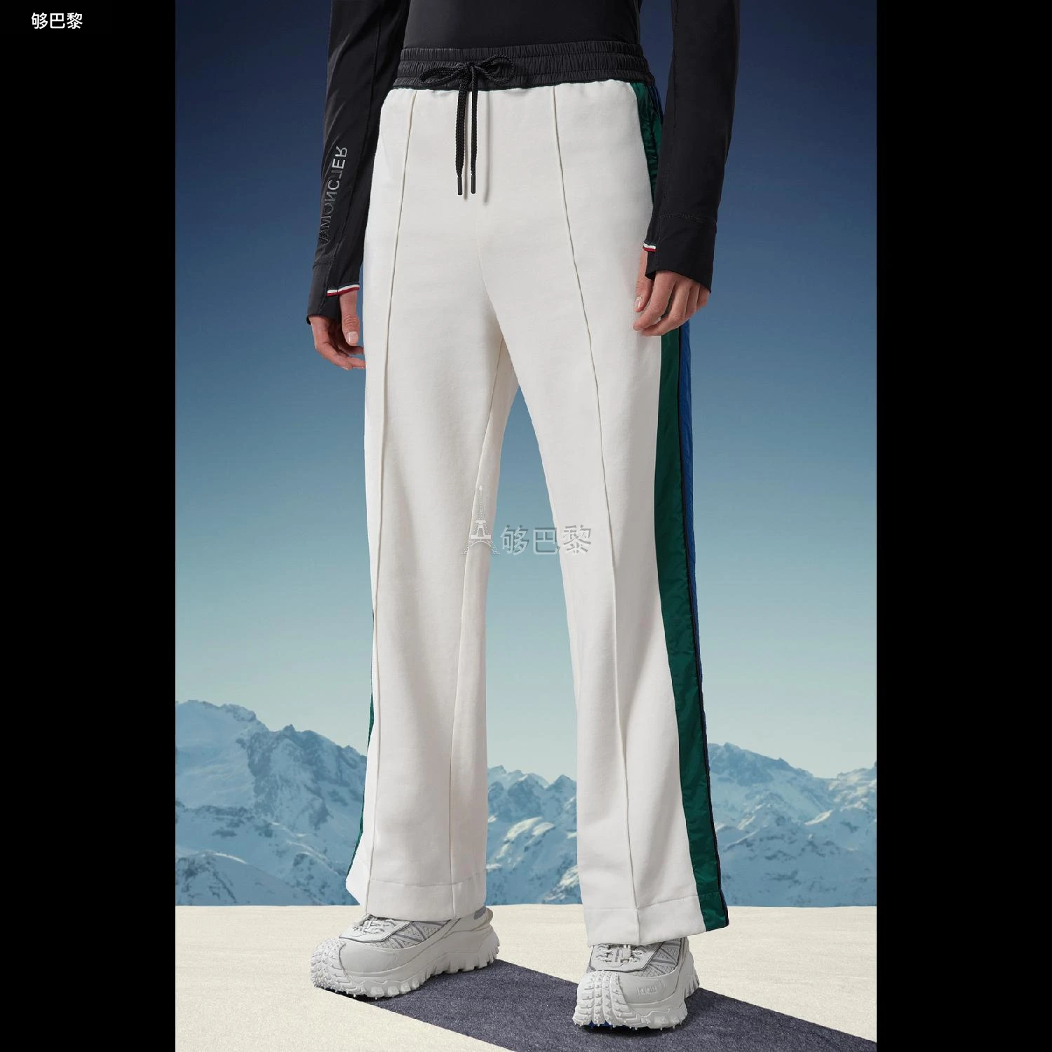 商品Moncler|【预售】 MONCLER 盟可睐 25春夏 男士 休闲裤 Fleece trackpants I20978H0000580451034 ,价格¥5079,第6张图片详细描述