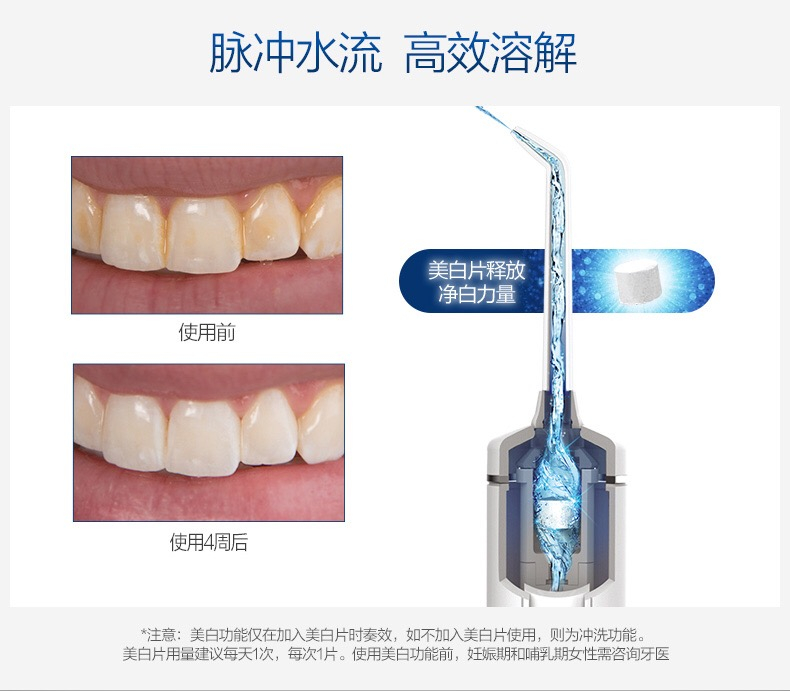 商品Waterpik|Waterpik 亮白系列瓶装美白片WT-30,价格¥74,第3张图片详细描述