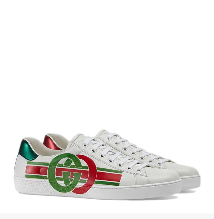 商品[国内直发] Gucci|GUCCI 古驰 男士白色休闲运动鞋 576136-A38V0-9062,价格¥4673,第18张图片详细描述