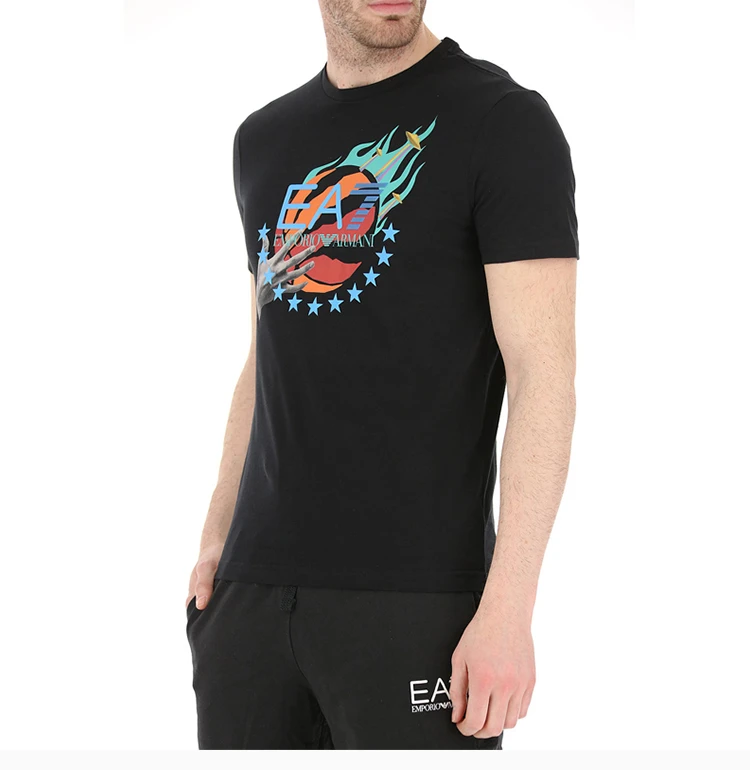 商品Emporio Armani|Emporio Armani 安普里奥 阿玛尼 男士短袖T恤 3GPT12-JT7Z-1200,价格¥415,第56张图片详细描述