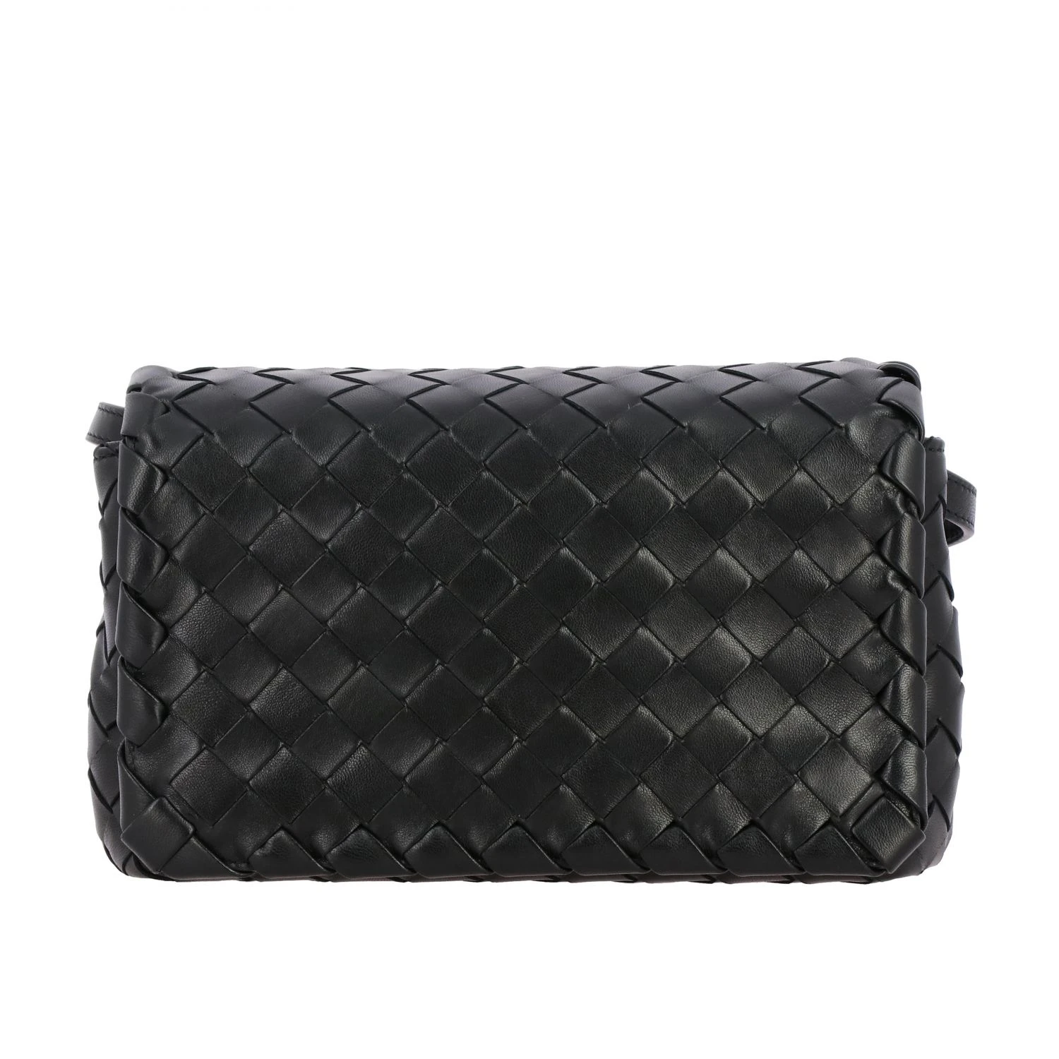 商品[国内直发] Bottega Veneta|BOTTEGA VENETA 黑色女士斜挎包 609231-VCPP1-8803,价格¥15840,第1张图片详细描述