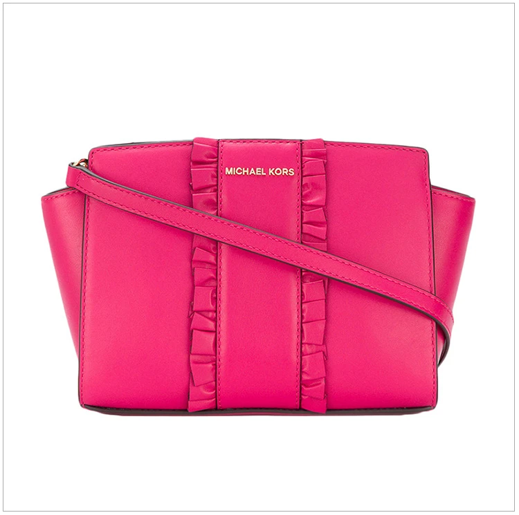 商品[国内直发] Michael Kors|MICHAEL KORS 玫红色女士斜挎包 30H7GLMM2T-ULTRAPINK,价格¥881,第7张图片详细描述