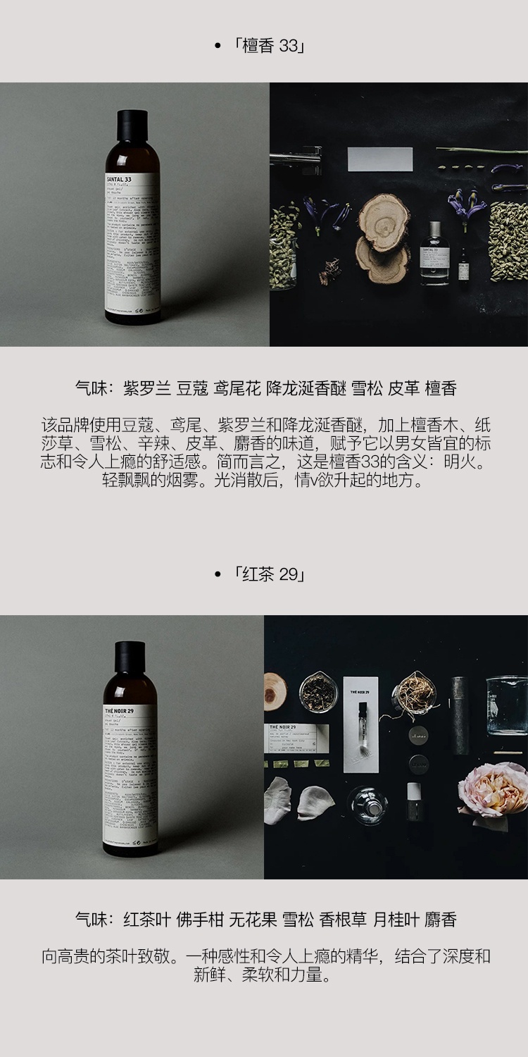 商品Le Labo|LE LABO香水实验室 经典系列啫喱沐浴露237ml 温和留香持久,价格¥448,第9张图片详细描述