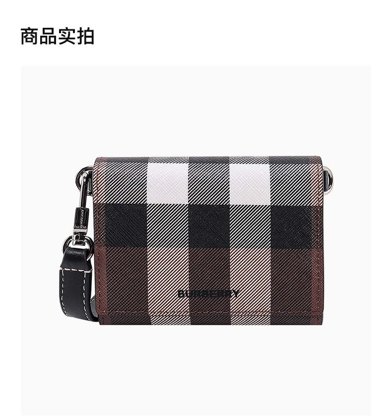 商品Burberry|BURBERRY 拼色女士单肩包 8058270 11*3*9cm,价格¥2192,第4张图片详细描述