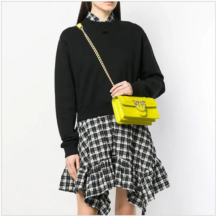 商品[国内直发] PINKO|Pinko 品高 女士迷你单肩包 1P21AF-Y5F1H72,价格¥878,第8张图片详细描述