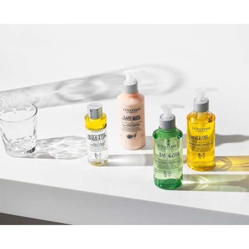 商品L'Occitane|欧舒丹2022限量护肤套装 黄瓜百里香卸妆水200ml+乳木果面霜50ml+修复霜15g+化妆棉3,价格¥426,第8张图片详细描述