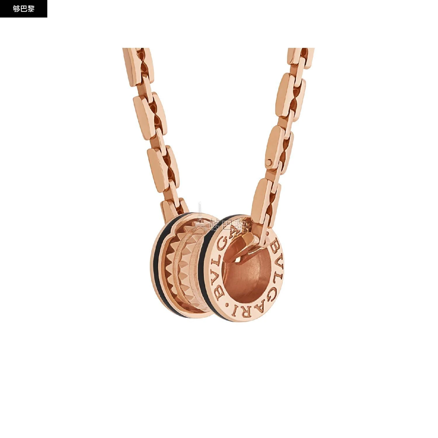 商品BVLGARI|包邮包税【预售7天发货】 BVLGARI宝格丽 23秋冬 女士 项链 B.ZERO1 COLLIER cl859197,价格¥73733,第3张图片详细描述