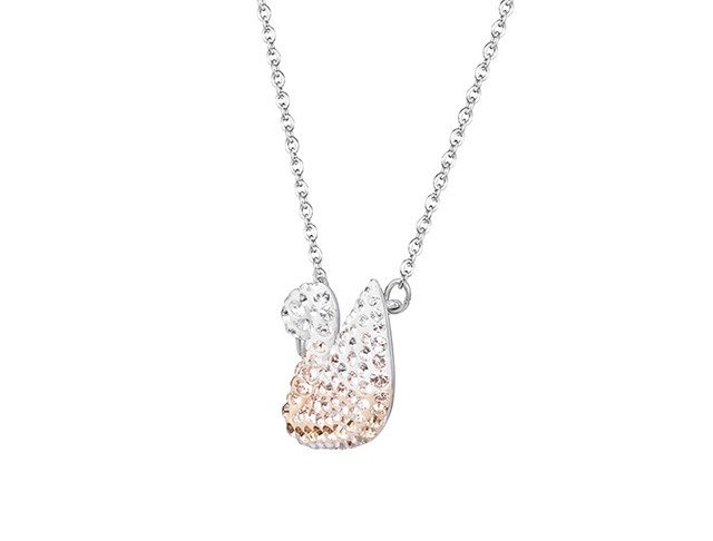 商��品[国内直发] Swarovski|SWAROVSKI施华洛世奇项链渐变天鹅专柜同款锁骨链小号配饰 5215038【小号渐变天鹅】,价格¥377,第6张图片详细描述