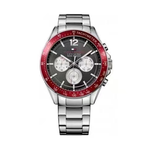 商品[国内直发] Tommy Hilfiger|TOMMY HILFIGER 钢表带石英手表商务时尚男表欧美表,价格¥590,第12张图片详细描述