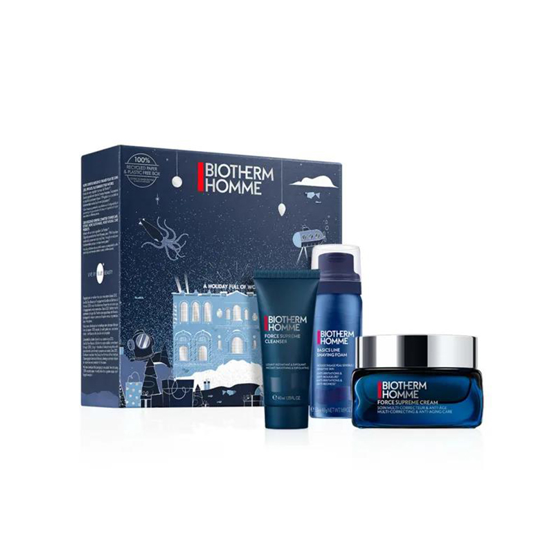 商品Biotherm|碧欧泉男士护肤套装 [蓝钻精华面霜50ml+剃须慕斯50ml+洗面奶40ml],价格¥505,第2张图片详细描述