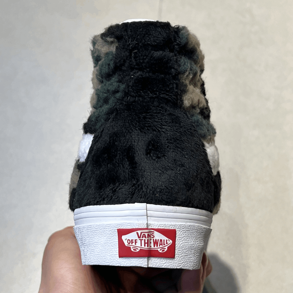 商品Vans|【韩国直邮|包邮包税】万斯 Sk8-Hi #Sherpa #男女通用鞋 # camo/black (VN0A5JMJA58),价格¥436,第7张图片详细描述