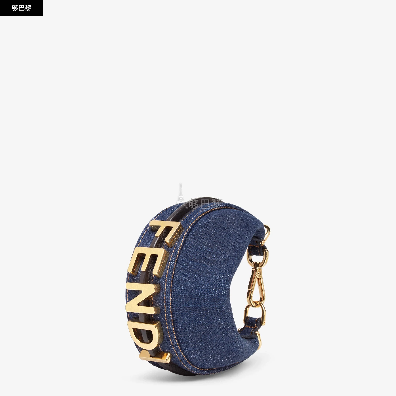 商品Fendi|【预售】 芬迪 25春夏 女士 挂饰 Nano Fendigraphy 7AS089AL9MF1IRF ,价格¥8843,第2张图片详细描述