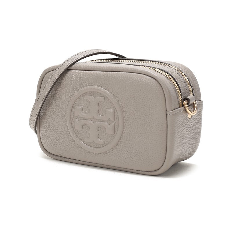 商品[国内直发] Tory Burch|托里·伯奇TORY BURCH 奢侈品TB女包PERRY系列黑色皮质单肩斜挎包手拿包纯色多色礼物送女友（约18*11*7cm） 55691-001,价格¥2104,第7张图片详细描述