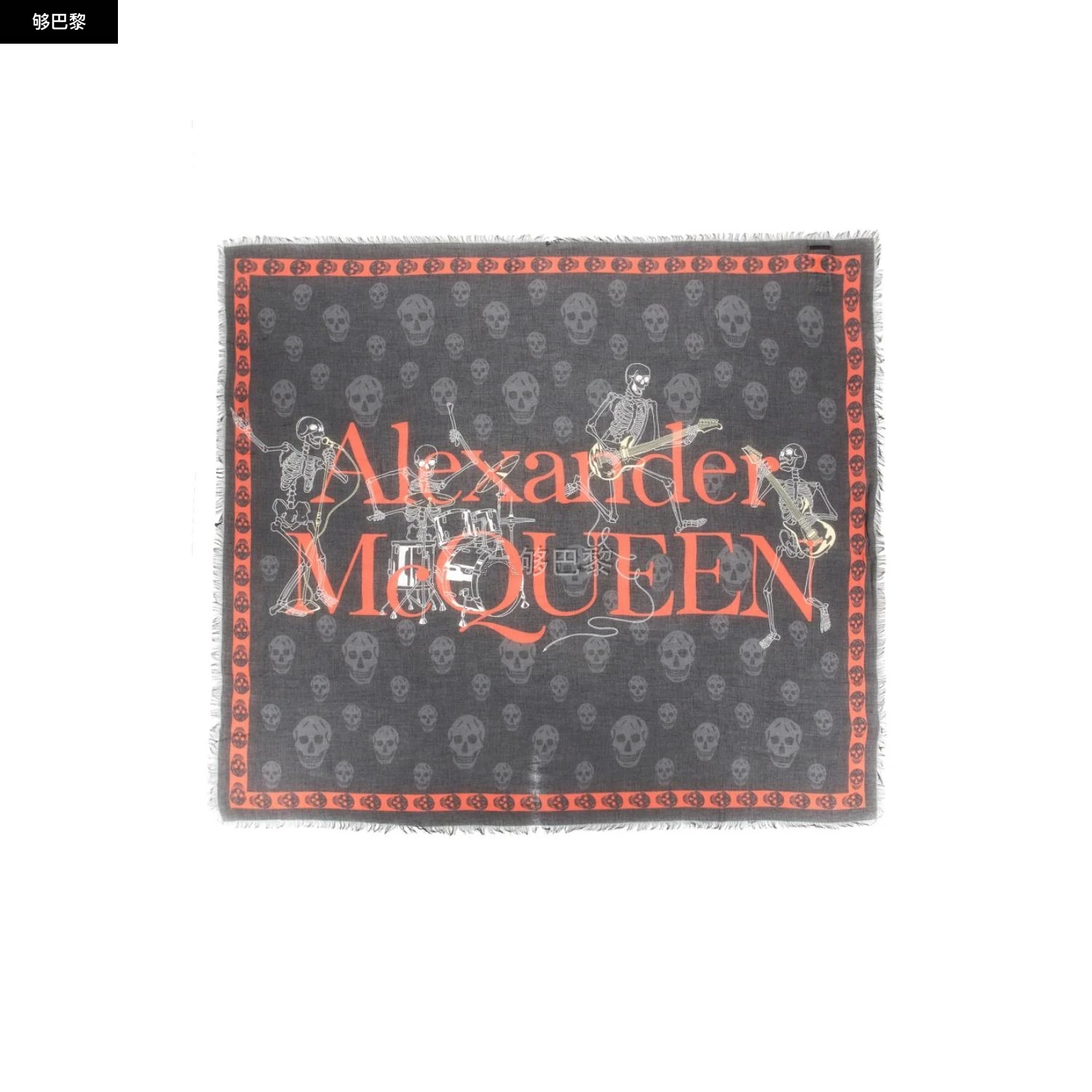 商品Alexander McQueen|【特惠6.6折】【预售】 2023春夏 男士 围巾 围巾 1829670 7256944943Q1074 ,价格¥2193,第5张图片详细描述