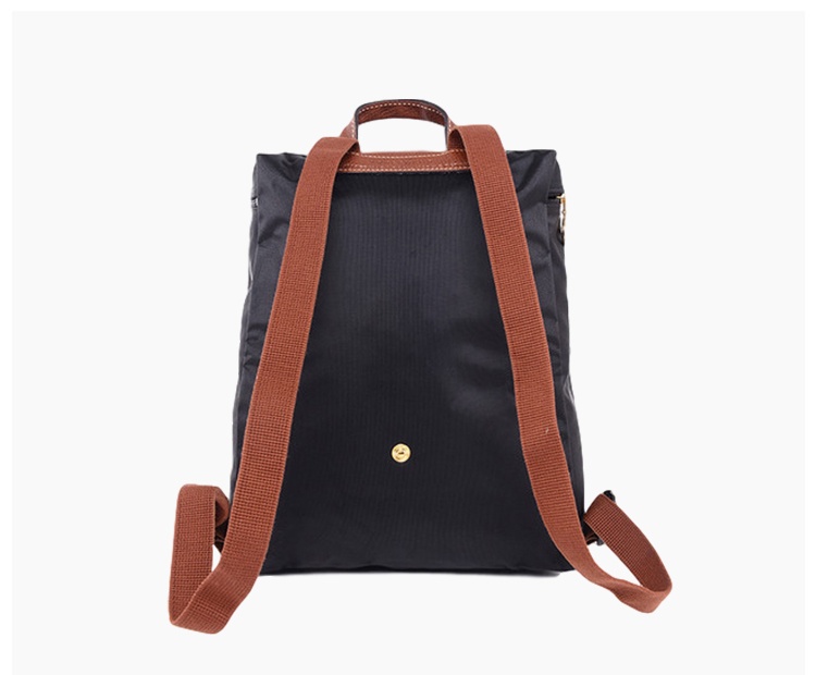 商品Longchamp|LONGCHAMP 珑骧 女款尼龙双肩包/折叠包 黑色 L1699089001,价格¥503,第5张图片详细描述