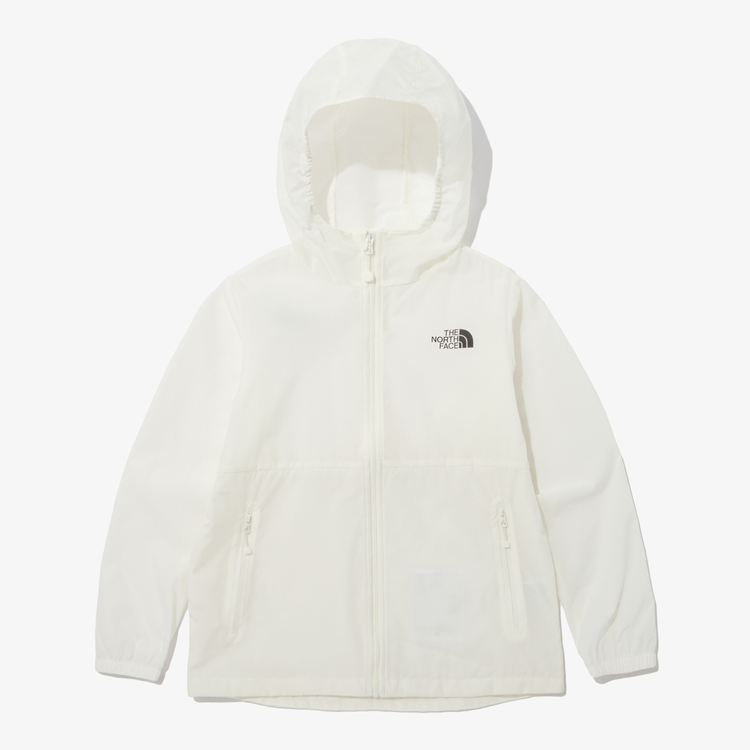 商品The North Face|【Brilliant|别样周年庆特惠】北面儿童紧凑型透气 EX 夹克 K'S COMPACT AIRY JACKET IVORY NJ3LP06V,价格¥473,第2张图片详细描述