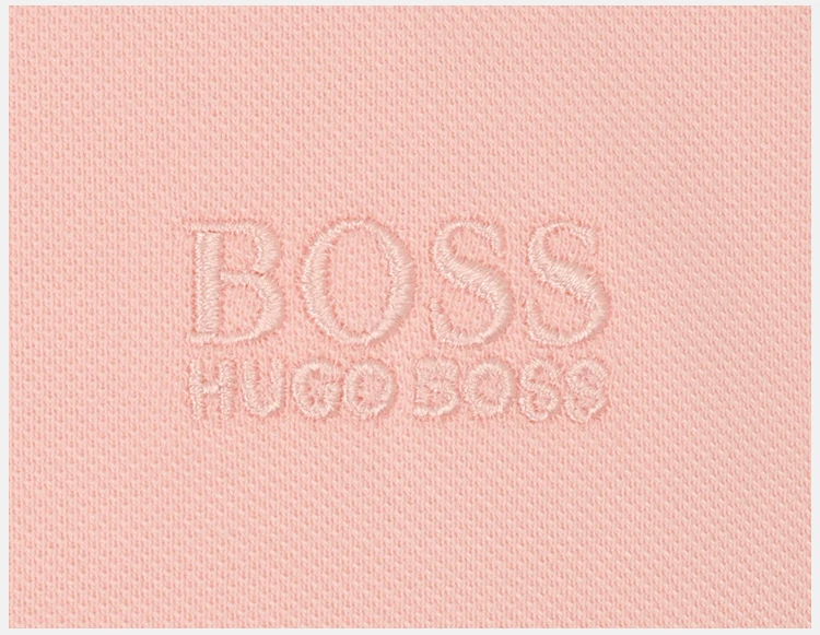 商品Hugo Boss|Hugo Boss 雨果博斯 男士纯色纯棉刺绣BOSS胸标时尚休闲短袖POLO衫 PIRO-8569-632,价格¥726,第8张图片详细描述