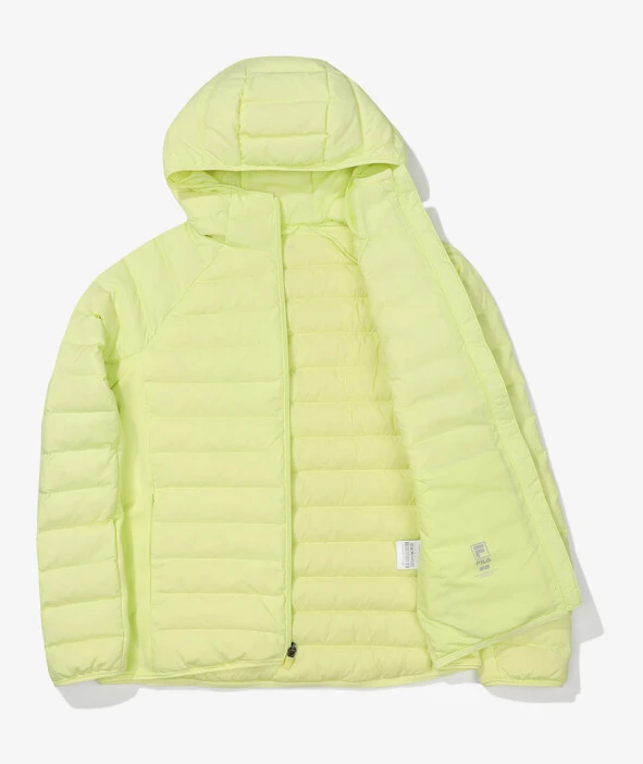 商品Fila|【享贝家】ZY-（预售） FILA 斐乐 纯色休闲连帽羽绒外套 女款 FS2DJF4251F,价格¥502,第4张图片详细描述