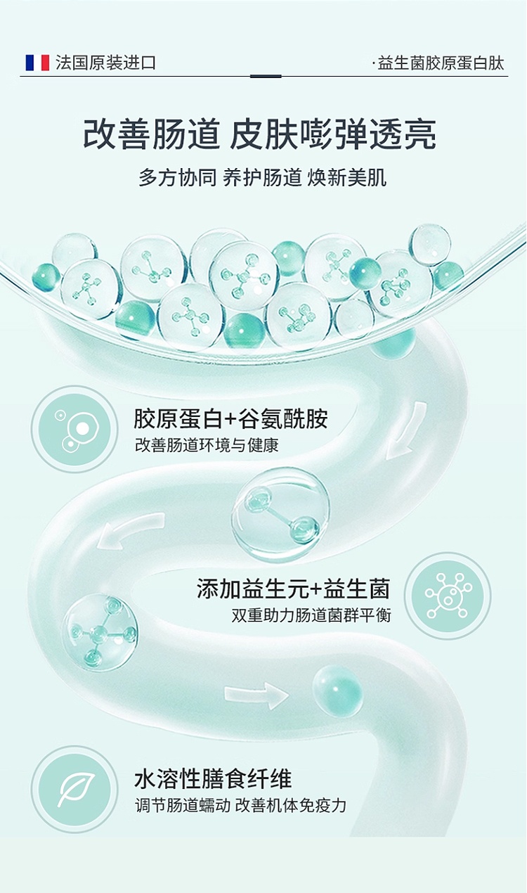 商品D-Lab|D-Lab胶原蛋白粉益生菌pro椰子味 194g 改善肠道皮肤嘭弹透亮,价格¥580,第5张图片详细描述