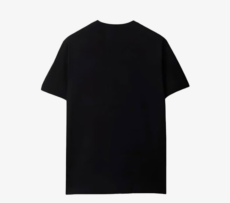 商品Burberry|【现货】博柏丽 男士黑色纯色棉质字母刺绣圆领短袖T恤 80839411,价格¥1478,第9张图片详细描述