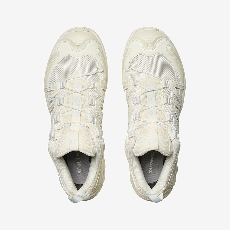 商品Salomon|SALOMON 24新款 XAP3系列男女款米白色网布纺织越野跑鞋,价格¥1128,第2张图片详细描述