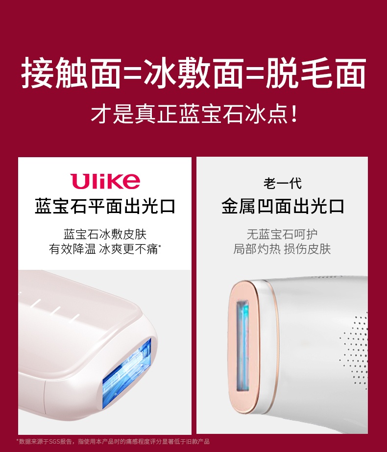 商品Ulike|【国行正品 国内直发】Ulike蓝宝石冰点脱毛仪Air3唇部家用医用持久全身星黛粉,价格¥2656,第19张图片详细描述