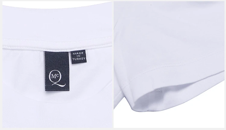 商品Alexander McQueen|ALEXANDER MCQUEEN 白色男士T恤 277605-RER35-9093,价格¥733,第7张图片详细描述