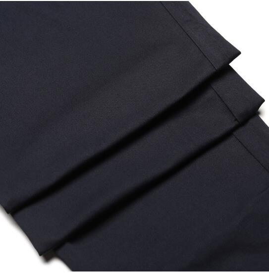 商品Zegna|ZEGNA 男士深蓝色棉质休闲裤长裤 ZZ370-VZ115-B09,价格¥1637,第7张图片详细描述