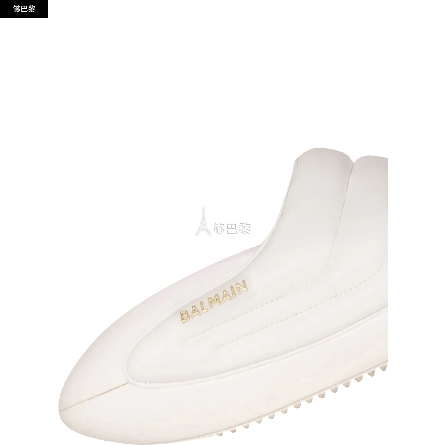 商品Balmain|【预售】 巴尔曼 25春夏 女士 厚底鞋 MULES B-IT EN CUIR MATELASSÉ AN1VL699LPQP0FA ,价格¥6355,第3张图片详细描述