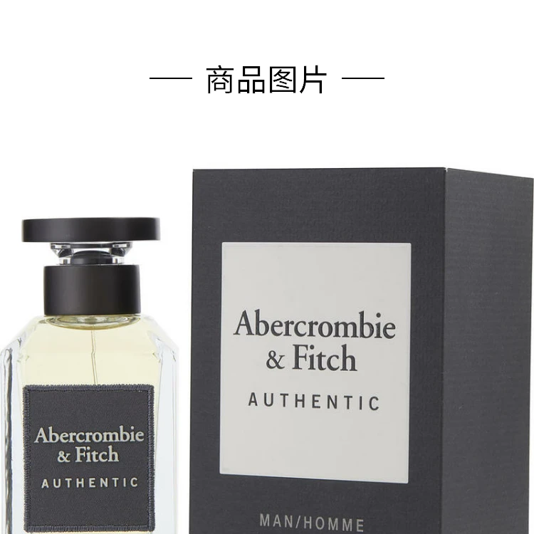商品Abercrombie & Fitch|Abercrombie & Fitch 真实男士淡香水 EDT 100ml,价格¥506,第1张图片详细描述