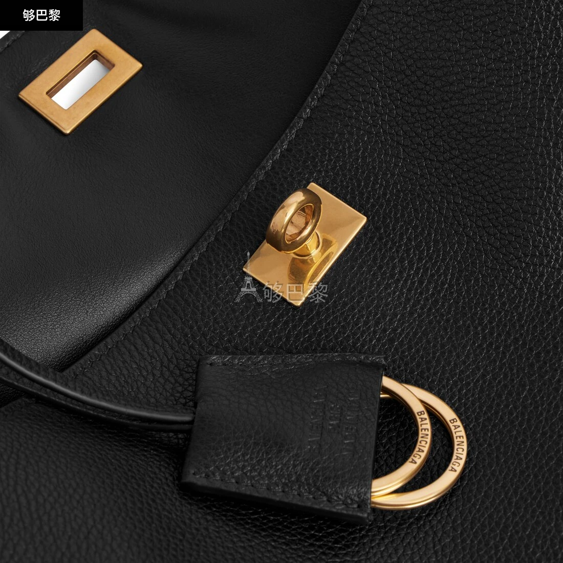 商品Balenciaga|【预售】 巴黎世家 25春夏 女士 手提包 RODEO中号手提包 7897722ABV51000 ,价格¥31759,第3张图片详细描述