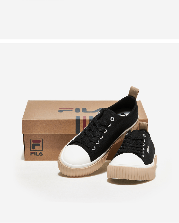 商品Fila|【Brilliant|包邮包税】斐乐 FILA LAYER 休闲鞋 帆布鞋  1XM01938E 001,价格¥306,第4张图片详细描述