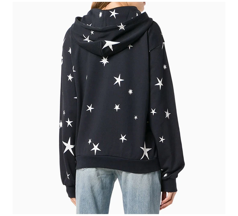 商品Moschino|Moschino �莫斯奇诺 女士黑色宇宙飞船玤泰迪熊连帽卫衣 DV1702-5427-1555,价格¥2155,第7张图片详细描述