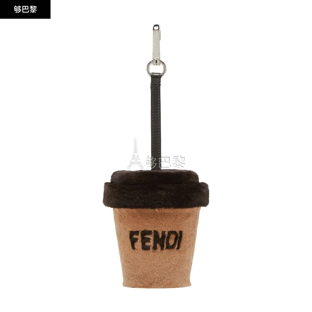 商品Fendi|【特惠8.7折】【预售】 男士 挂饰 FENDI Cup吊饰  FEN52CR6BEI,价格¥9938,第6张图片详细描述