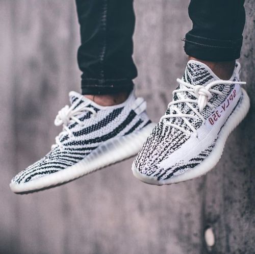 商品Adidas|adidas Yeezy Boost 350 V2 "Zebra" 白斑马 椰子 男款,价格¥2343-¥5355,第2张图片详细描述