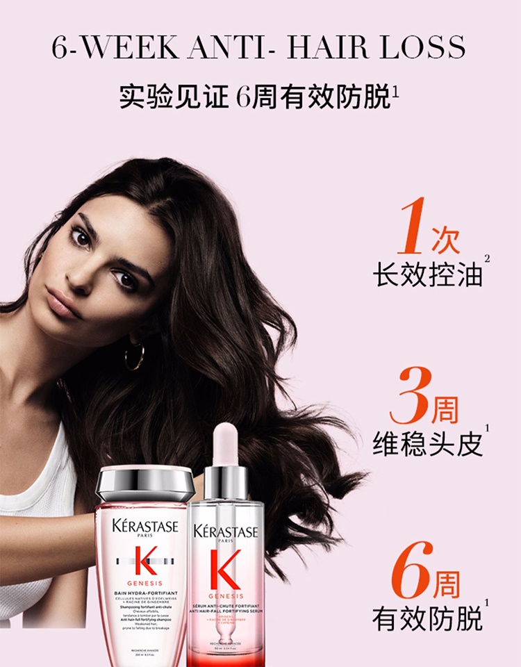 商品Kérastase|KERASTASE卡诗元气姜精华防脱精华液90ml,价格¥384,第6张图片详细描述