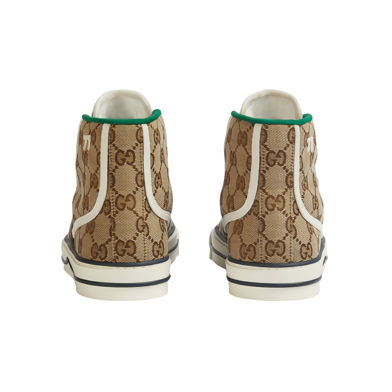 商品Gucci|【现货】古驰 Tennis 1977系列 女士高帮经典老花帆布休闲运动鞋 627838HVK709765,价格¥5644,第4张图片详细描述