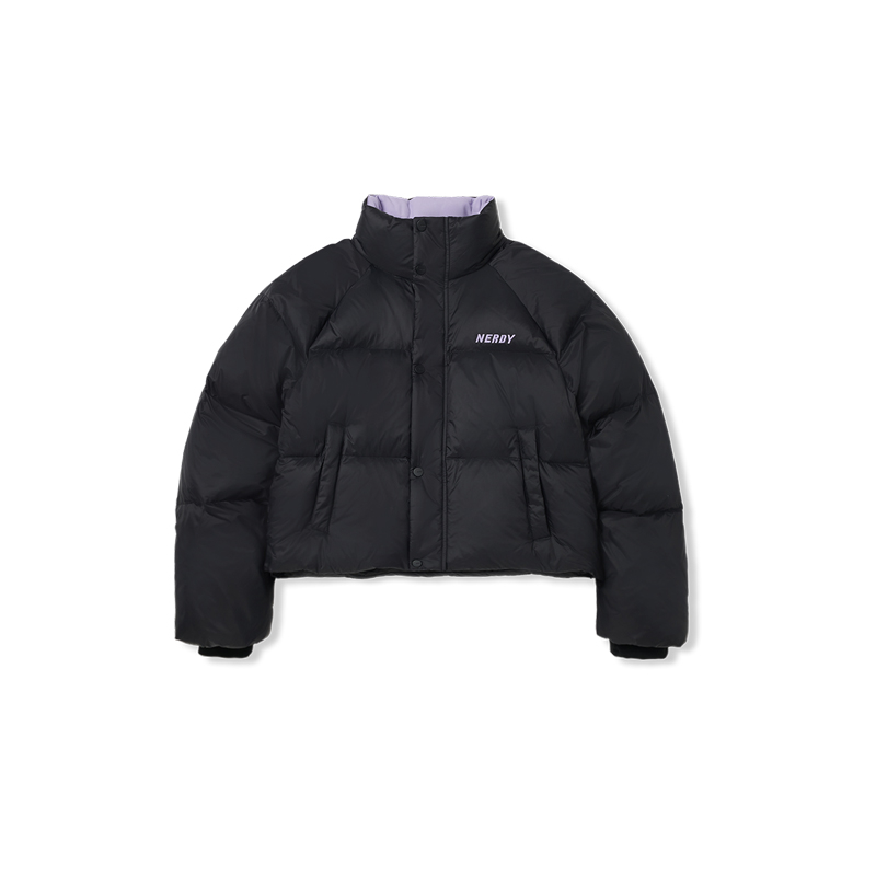 商品NERDY|【享贝家】NERDY 2022秋冬时尚短款羽绒服 黑色\棕色\奶油色\浅紫色（预售款，10天发货） PNEW22DJ02,价格¥823,第4张图片详细描述