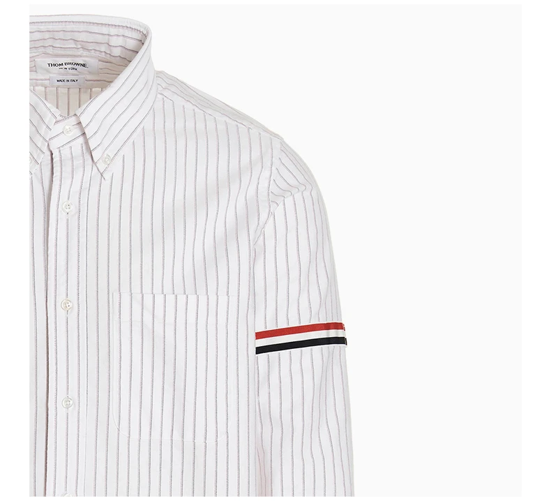 商品Thom Browne|THOM BROWNE 白色男士衬衫 MWL301A-F0013-960,价格¥2829,第6张图片详细描述