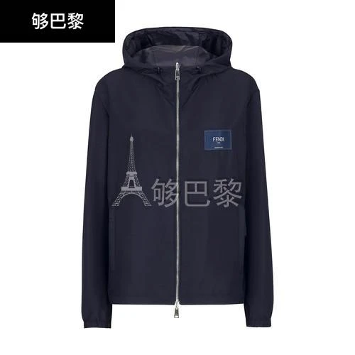 商品Fendi|包邮包税【预售7天发货】 FENDI芬迪 男士 风衣 风衣  FENA352FBLU,价格¥12685,第3张图片详细描述