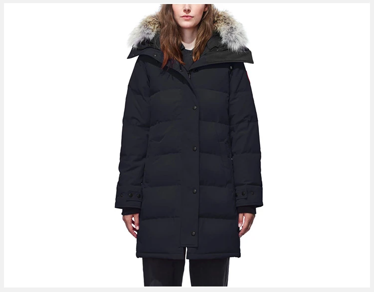 商品[国内直发] Canada Goose|CANADA GOOSE 海军蓝色女士羽绒服 3802L-NAVY,价格¥8483,第5张图片详细描述