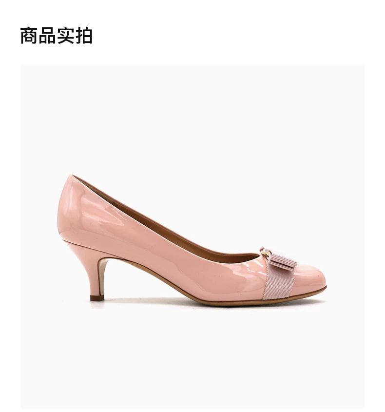 商品Salvatore Ferragamo|SALVATORE FERRAGAMO 粉色女士高跟鞋 0592234,价格¥2407,第2张图片详细描述