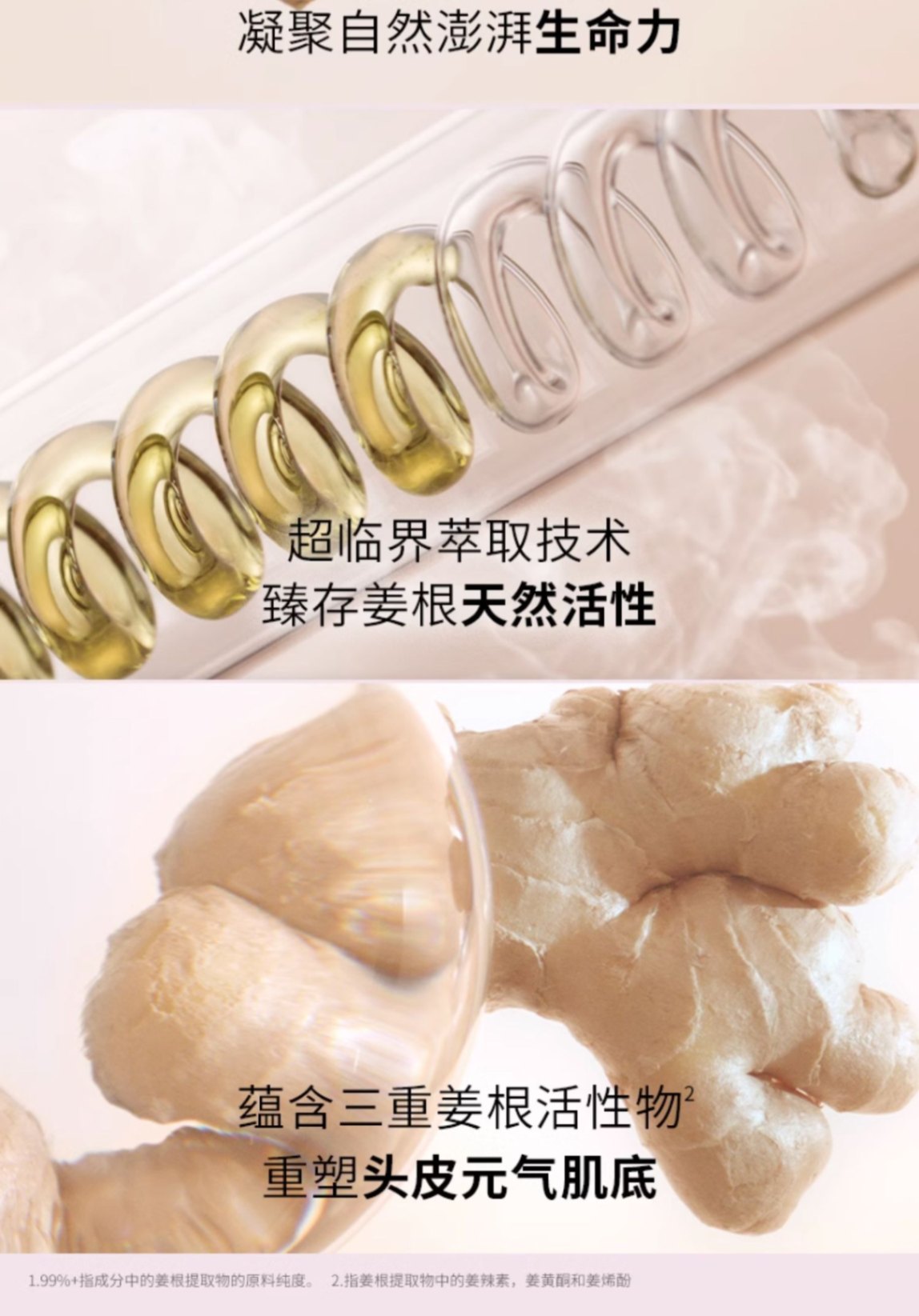 商品【原封正品】 Kérastase|Kérastase卡诗 元气姜奶瓶修护洗发露生姜洗发水 250ml/1000ml 控油蓬松 秀发强韧,价格¥58,第7张图片详细描述