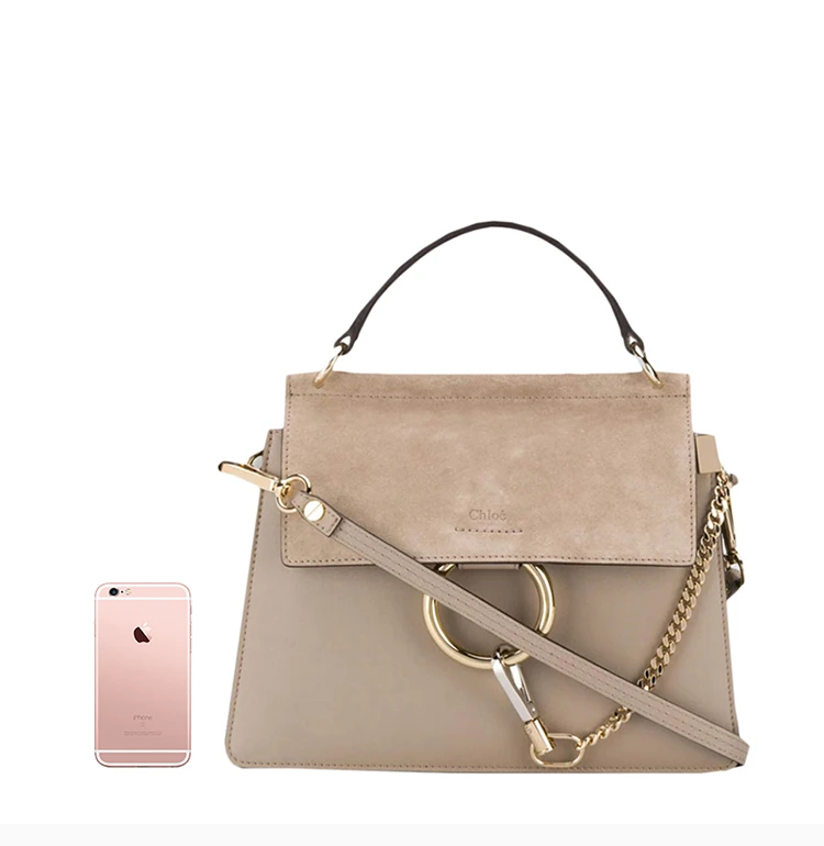 商品[国内直发] Chloé|Chloe' 蔻依 女士灰色单肩包 C20SS203-H2O-23W,价格¥9773,第4张图片详细描述