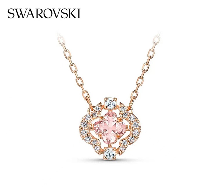 商品Swarovski|SWAROVSKI 施华洛世奇 跳动的心SPARKLINGDANCE 四叶草造型 女项链 5514488 送女友 ,价格¥587,第2张图片详细描述