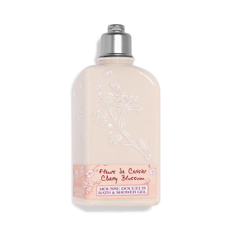 商品L'Occitane|欧舒丹2022限量甜蜜樱花护理套装 沐浴露250ml+身体乳75ml+护手霜75ml+香皂50g,价格¥343,第5张图片详细描述