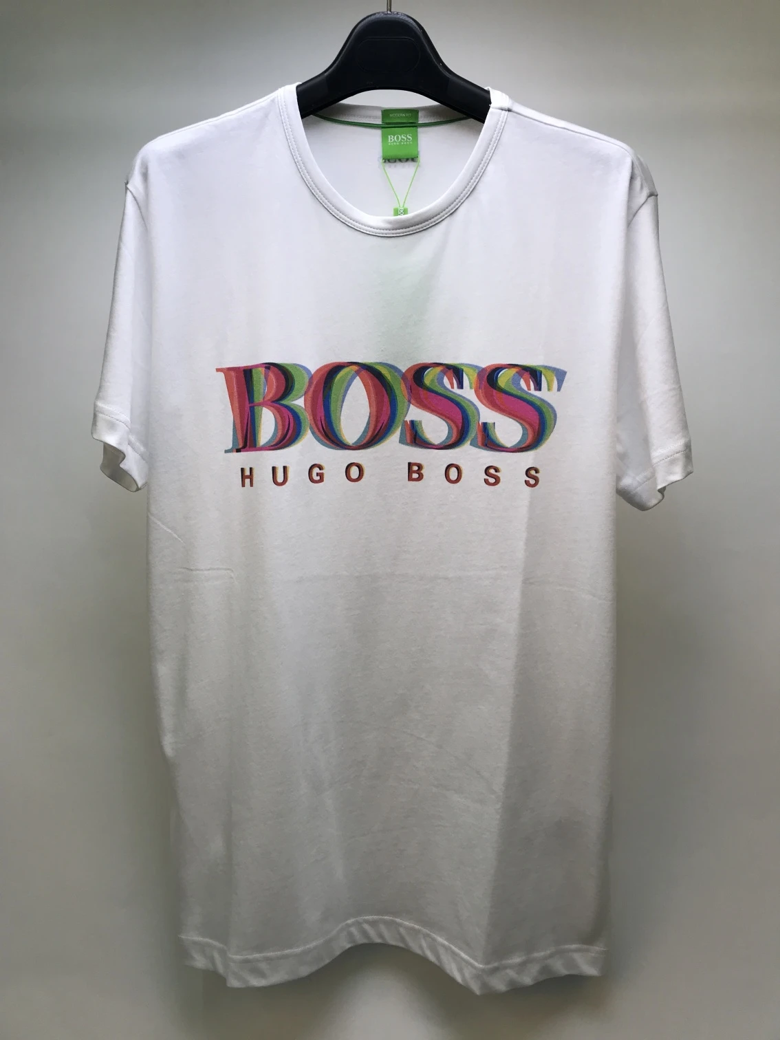 商品Hugo Boss|HUGO BOSS 哑光黑色男士T恤 TEE7-50311474-100,价格¥531,第1张图片详细描述