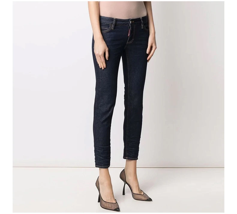 商品DSQUARED2|DSQUARED2 女士紧身版型经典蓝牛仔裤 S80LA0017-S30595-470,价格¥1880,第3张图片详细描述
