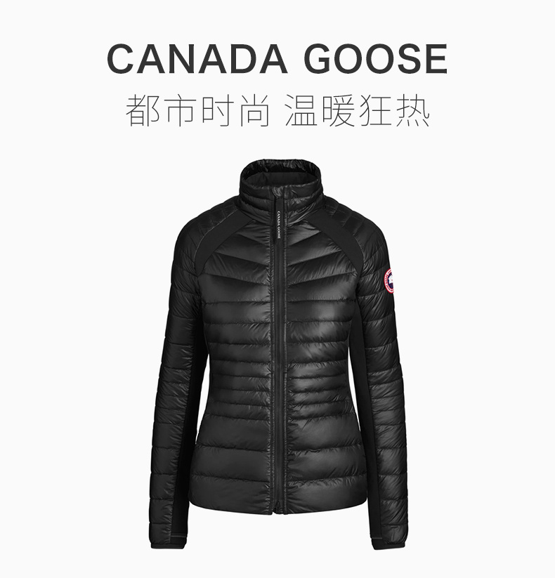 商品Canada Goose|CANADA GOOSE 女士黑色收腰短款立领羽绒服 2714L-BLACK,价格¥5003,第5张图片详细描述