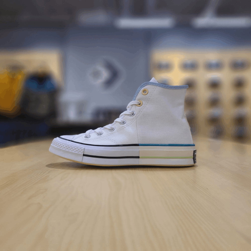 商品Converse|【韩国直邮|包邮包税】匡威 CHUNK TAYLOR 70 白色 PACK 白色 高腰 运动鞋 171179C,价格¥518,第2张图片详细描述